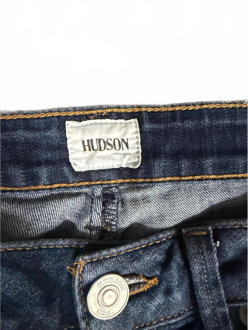 Hudson Bacara Crop Straight Cuffed Jeans Size 28 - Picture 2 of 6